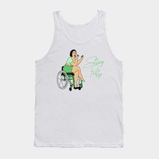 Sitting Pretty in Green 2 Tank Top